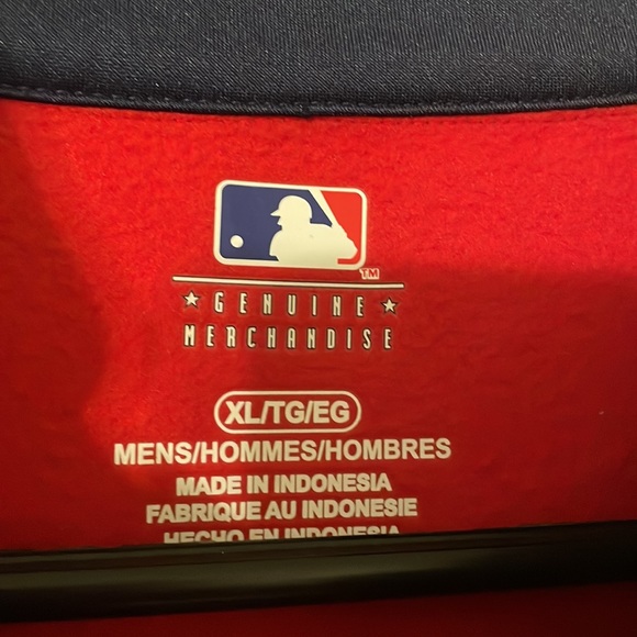 MLB Genuine Merchandise Boston Red Sox 1/4 Zip Sweater - Picture 4 of 5